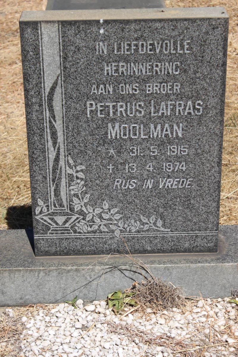 MOOLMAN Petrus Lafras 1915-1974