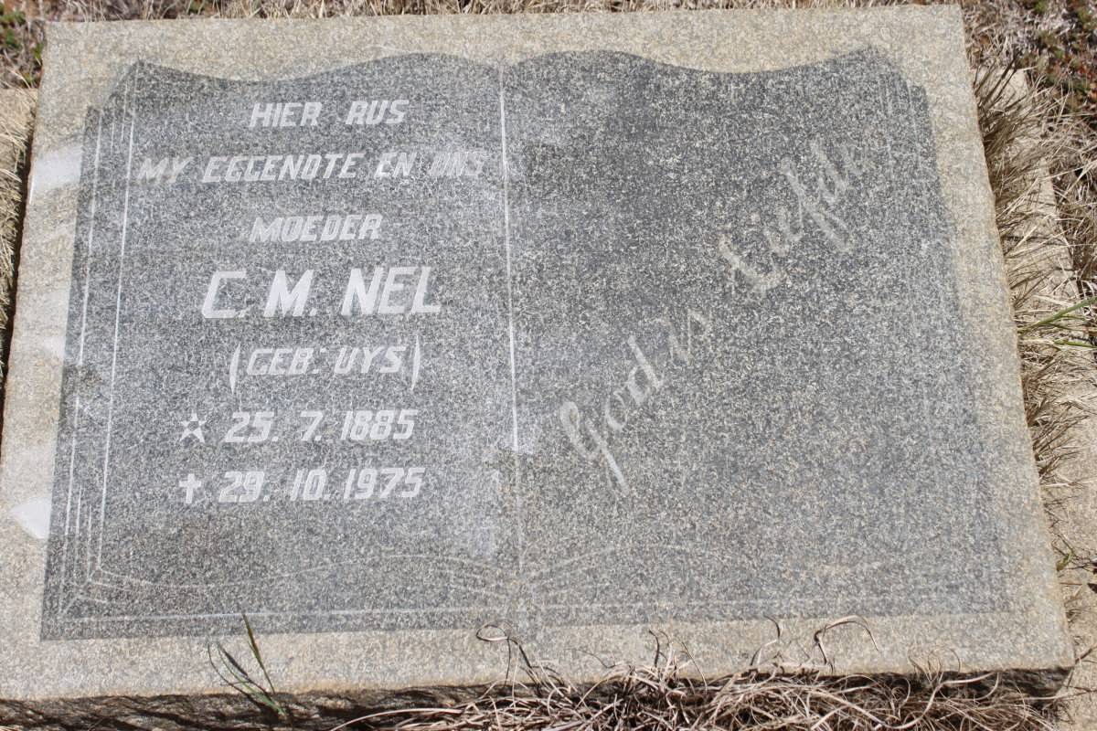 NEL C.M. geb UYS 1885-1975