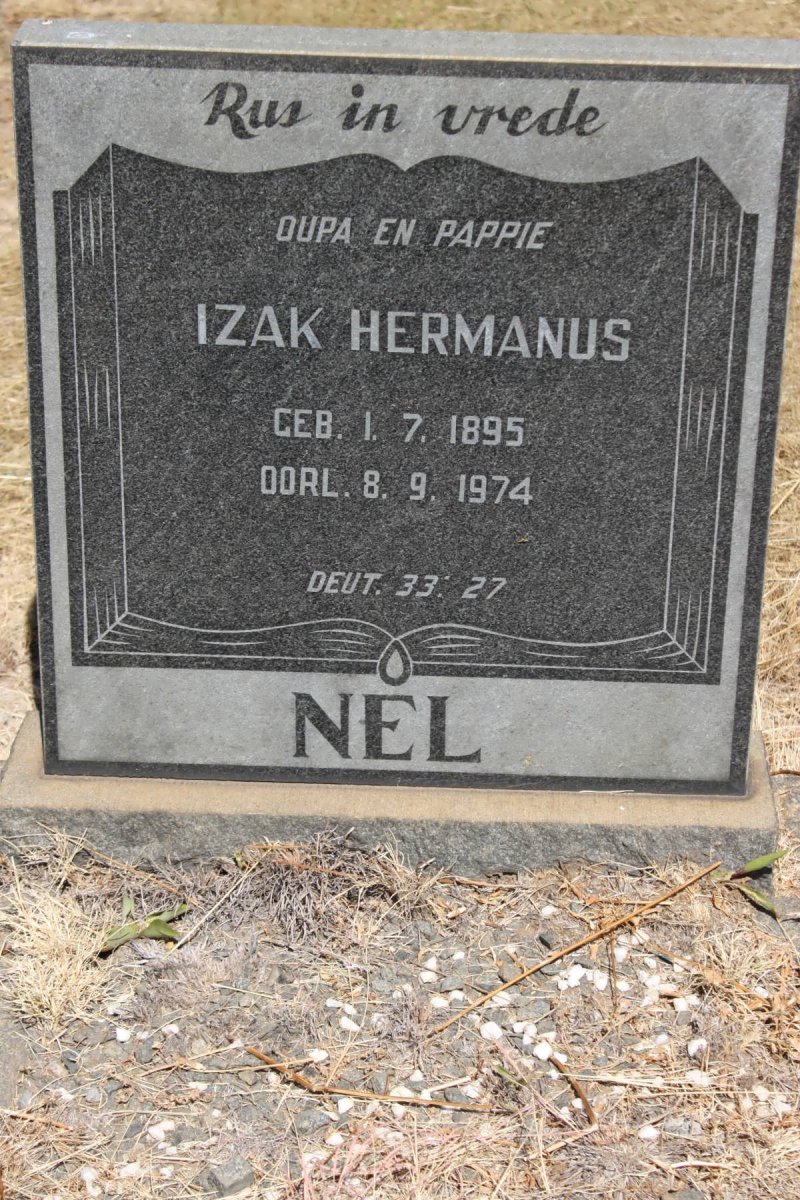 NEL Izak Hermanus 1895-1974