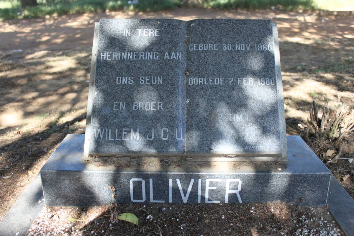 OLIVIER Willem J.C.U.1960-1980