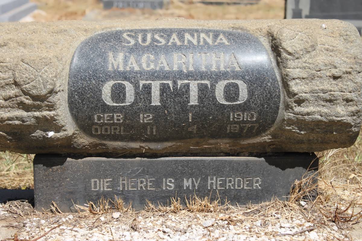 OTTO Susanna Magaritha 1919-1977