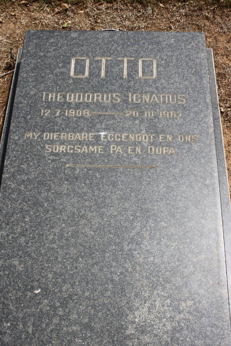 OTTO Theodorus Ignatius 1908-1967