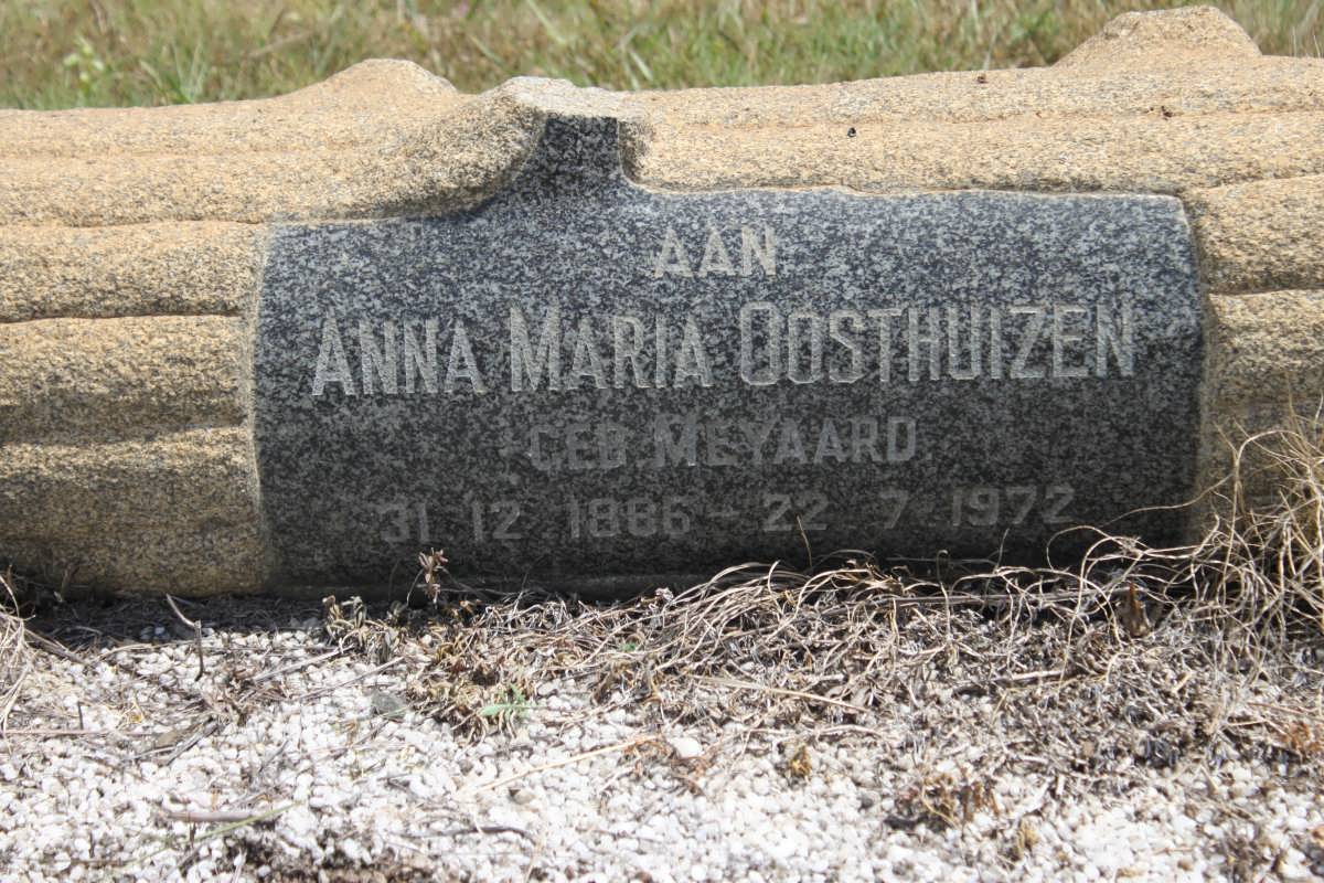 OOSTHUIZEN Anna Maria geb MEYAARD 1886-1972