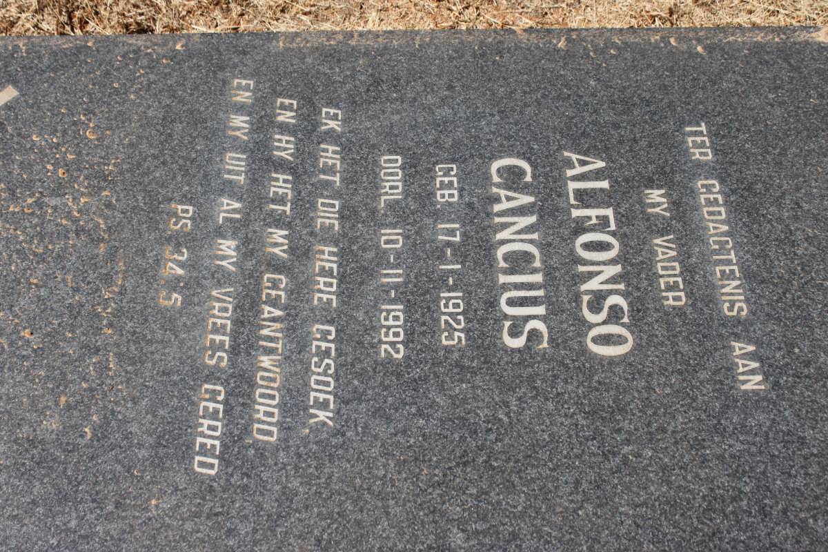 OTTO Alfonso Cancius 1925-1992
