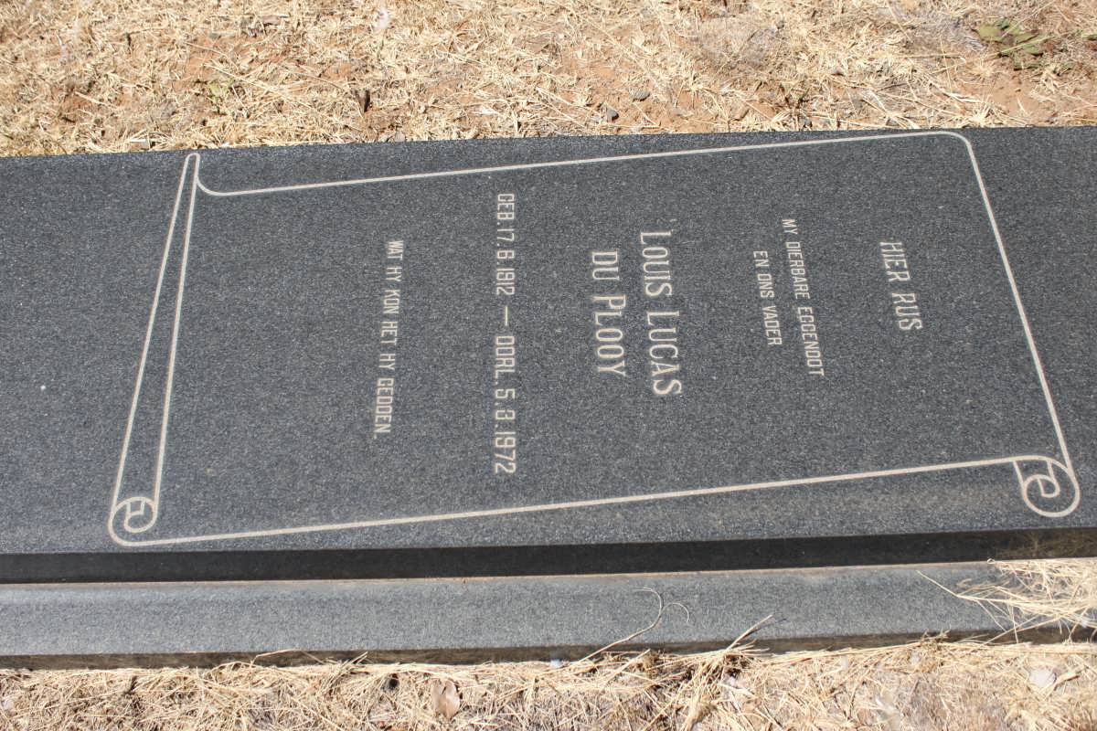 PLOOY Louis Lucas, du 1912-1972