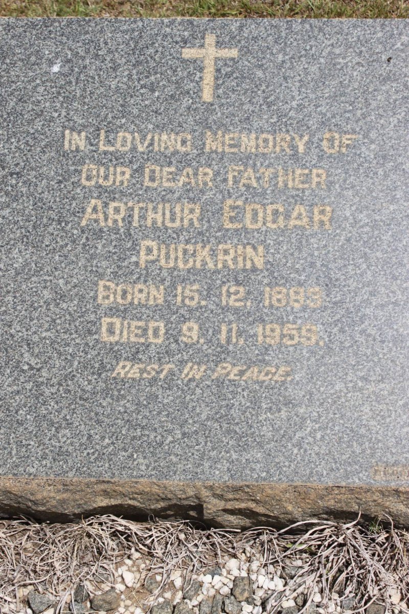 PUCKRIN Arthur Edgar 1889-1959
