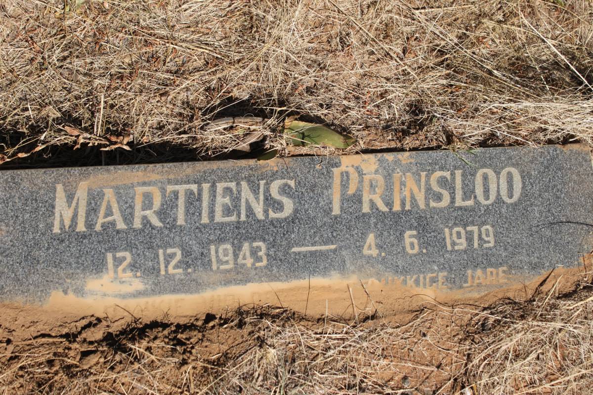 PRINSLOO Martiens 1943-1979