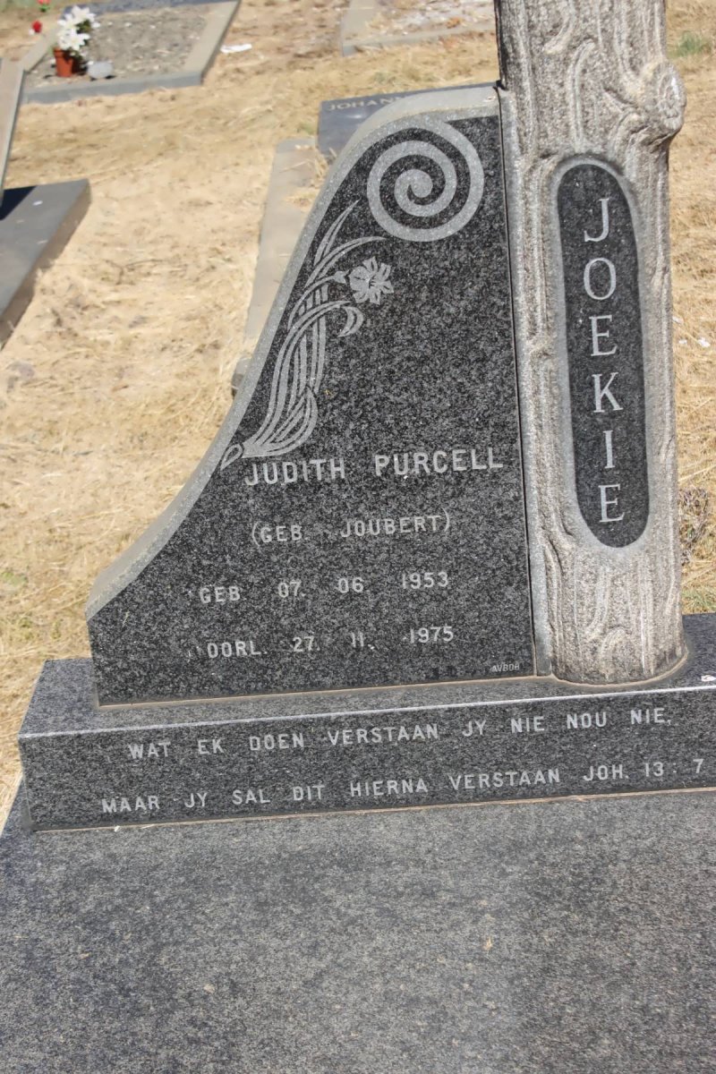 PURCELL Judith nee JOUBERT 1953-1975
