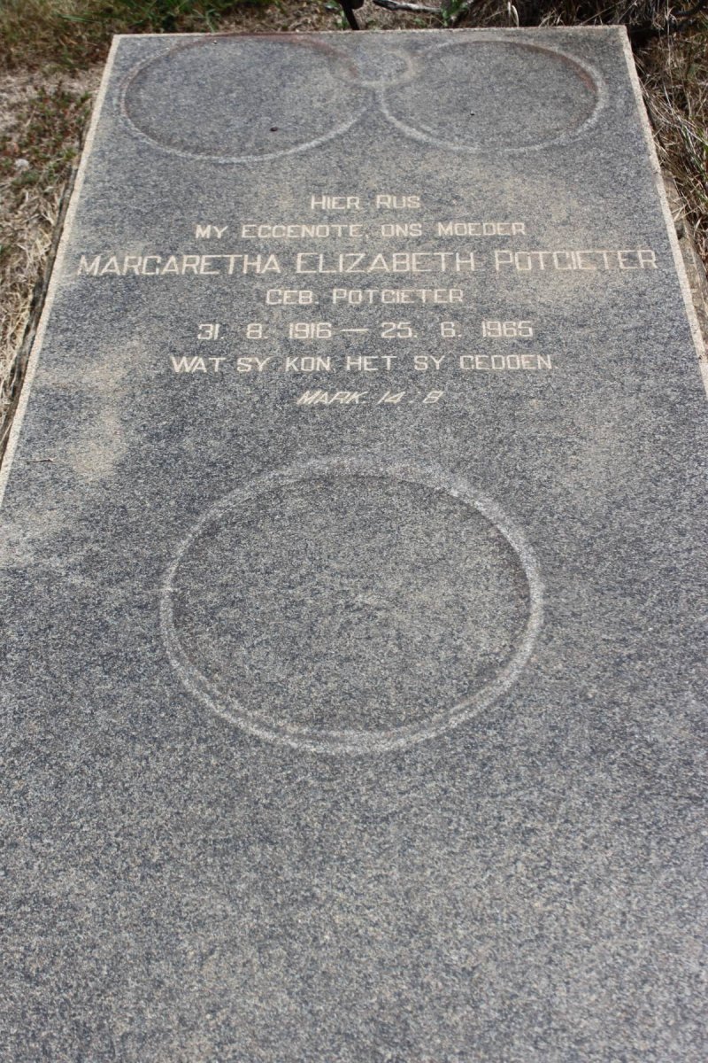 POTGIETER Margaretha Elizabeth geb POTGIETER 1916-1965