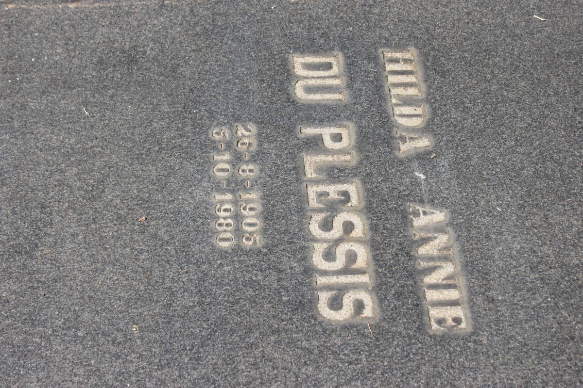 PLESSIS Hilda-Annie, du 1905-1980