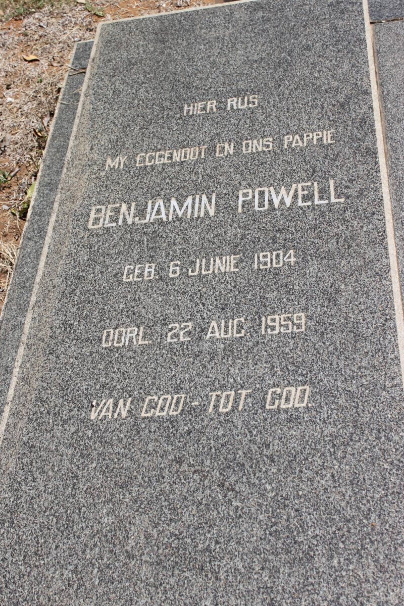 POWELL Benjamin 1904-1959