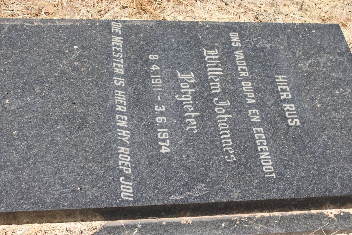 POTGIETER Willem Johannes 1911-1974
