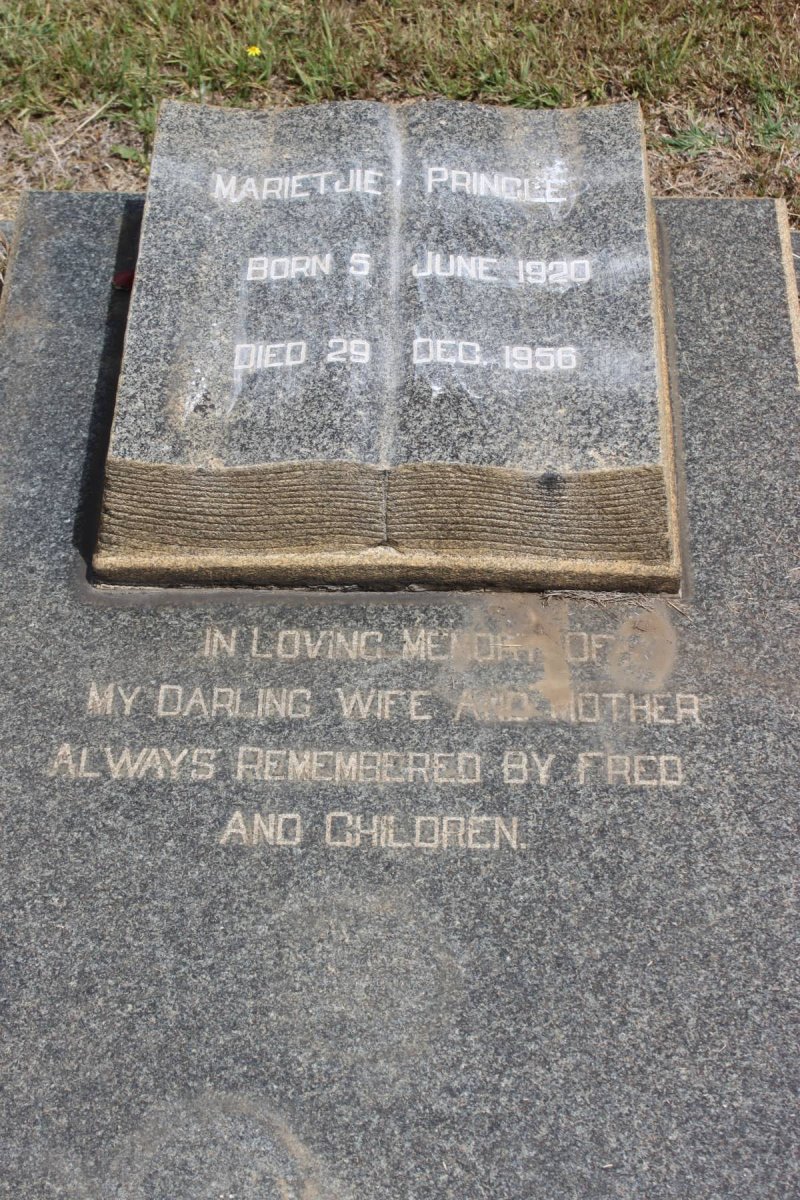 PRINGLE Marietjie 1920-1956
