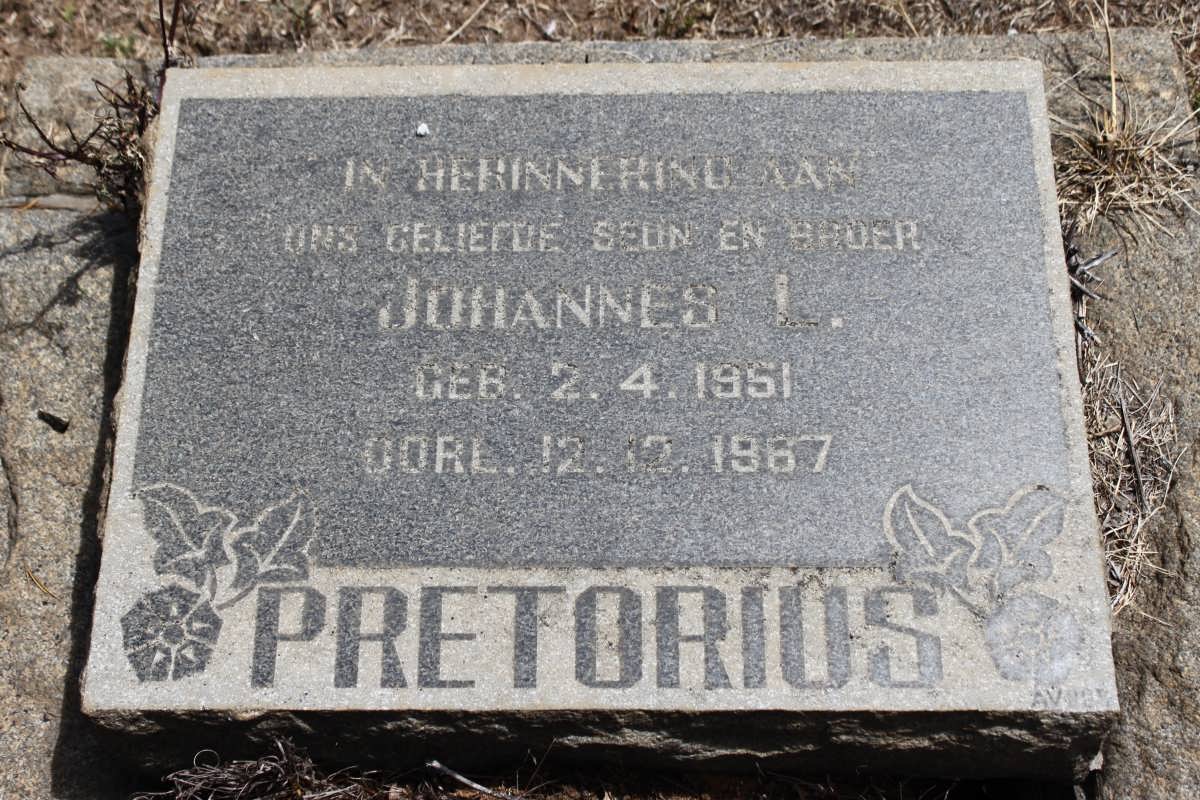 PRETORIUS Johannes L. 1951-1967
