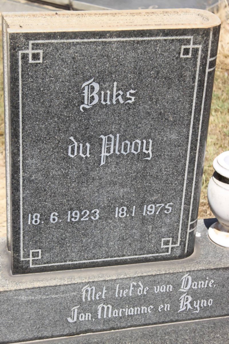 PLOOY Buks, du 1923-1975