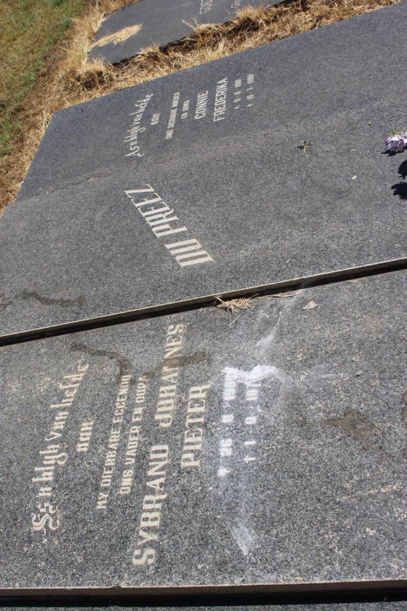 PREEZ Sybrand Johannes Pieter, du 190?-197? &amp; Connie Frederika 1910-1990