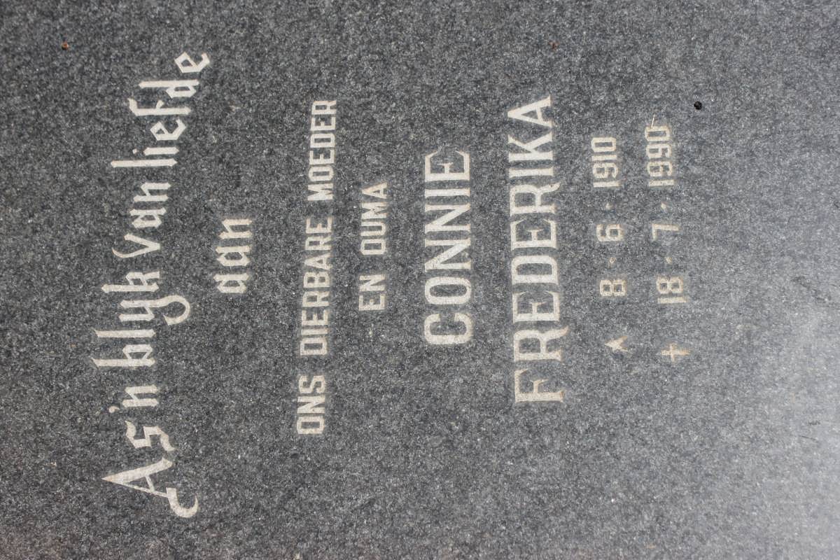 PREEZ Connie Frederika, du 1910-1990