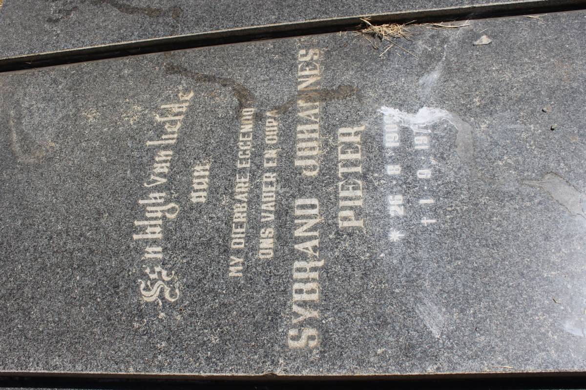 PREEZ Sybrand Johannes Pieter, du 190?-197?