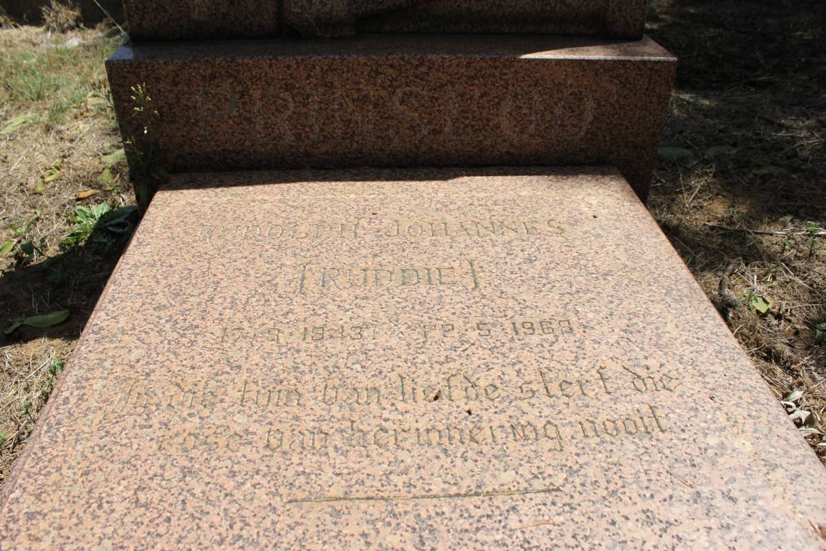 PRINSLOO Rudolph Johannes 1943-1968