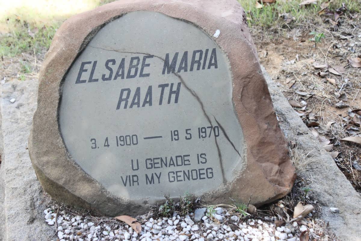 RAATH Elsabe Maria 1900-1970