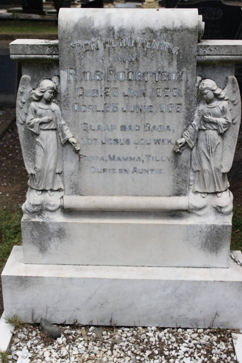 ROBERTSON Rina 1923-1935