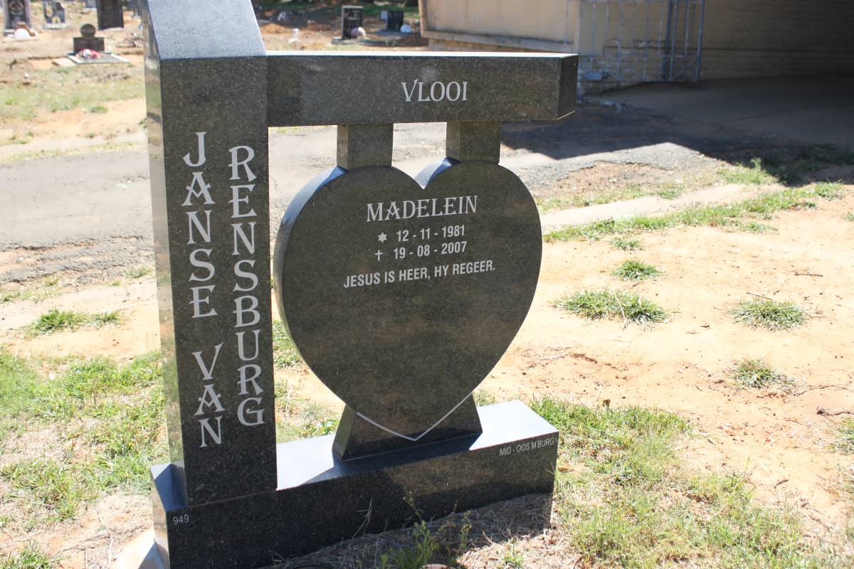 RENSBURG Madelein, Janse van 1981-2007