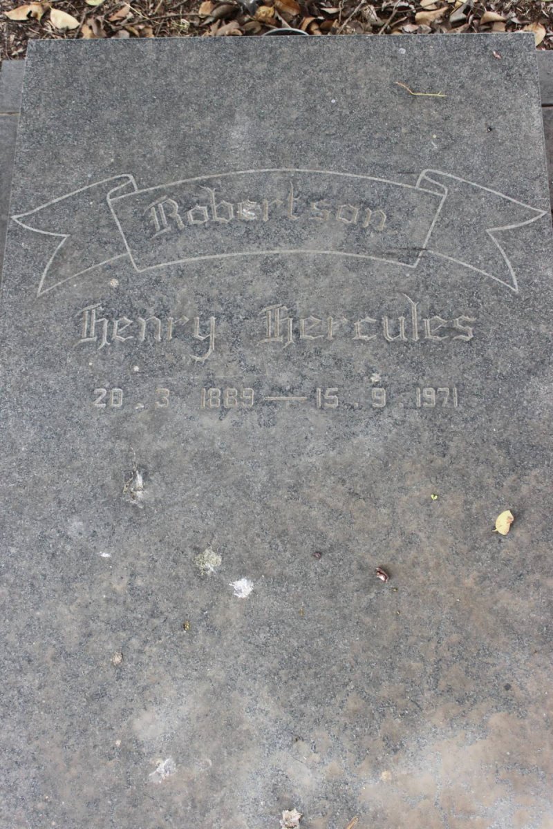 ROBERTSON Henry Hercules 1889-1971