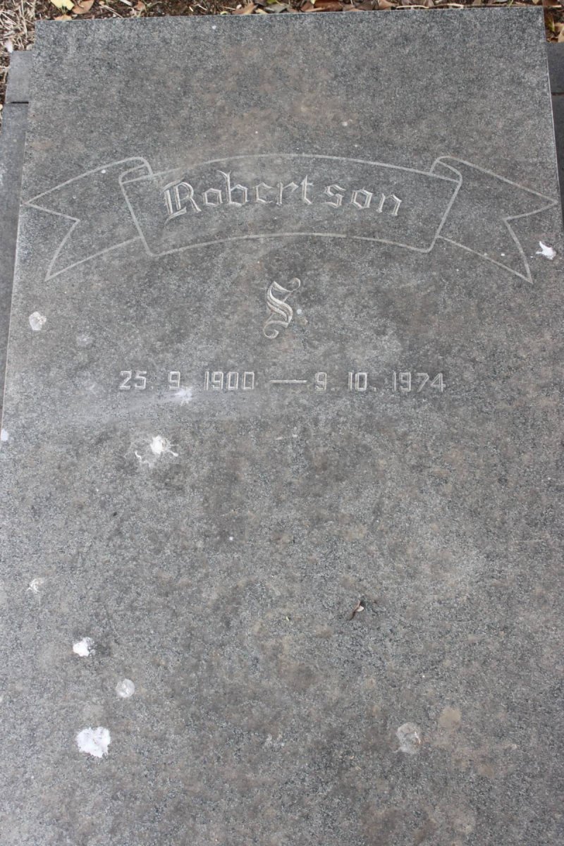 ROBERTSON S. 1900-1974