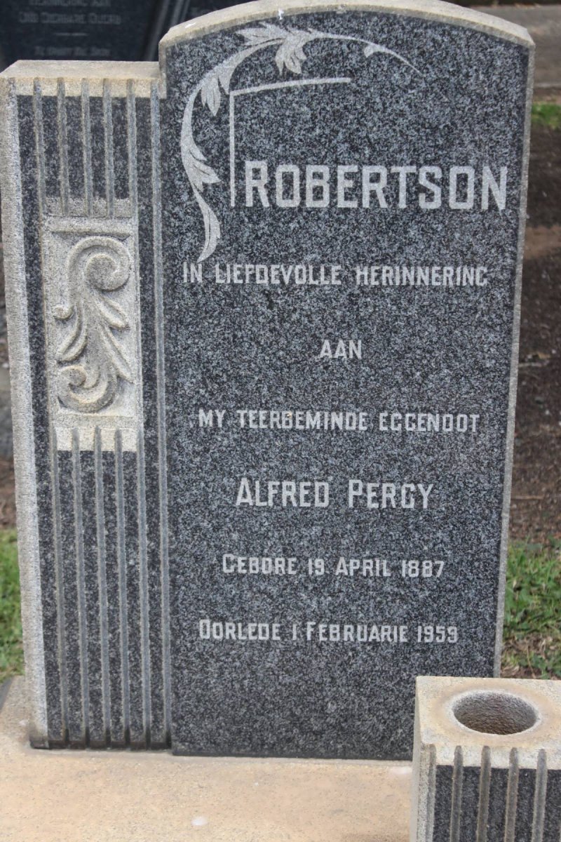 ROBERTSON Alfred Percy 1887-1959