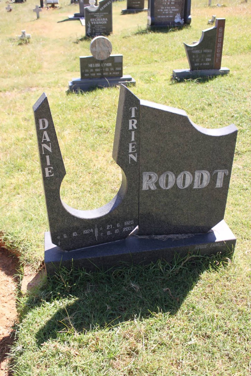 ROODT Danie 1924- &amp; Trien 1925-2003
