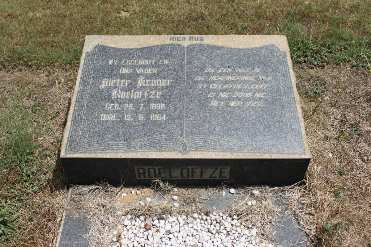 ROELOFFZE Pieter Kruger 1896-1964