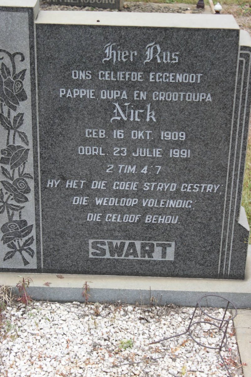 SWART Nick 1909-1991
