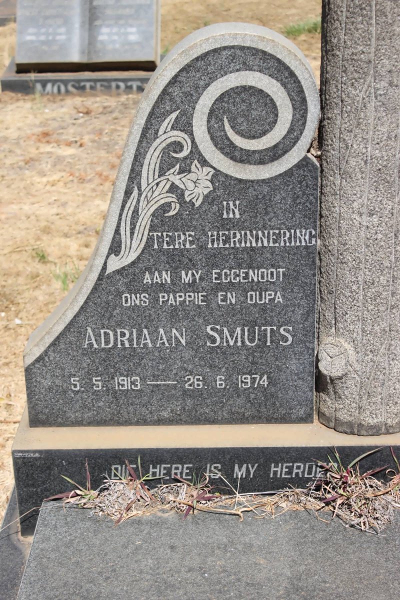 SMUTS Adriaan 1913-1974