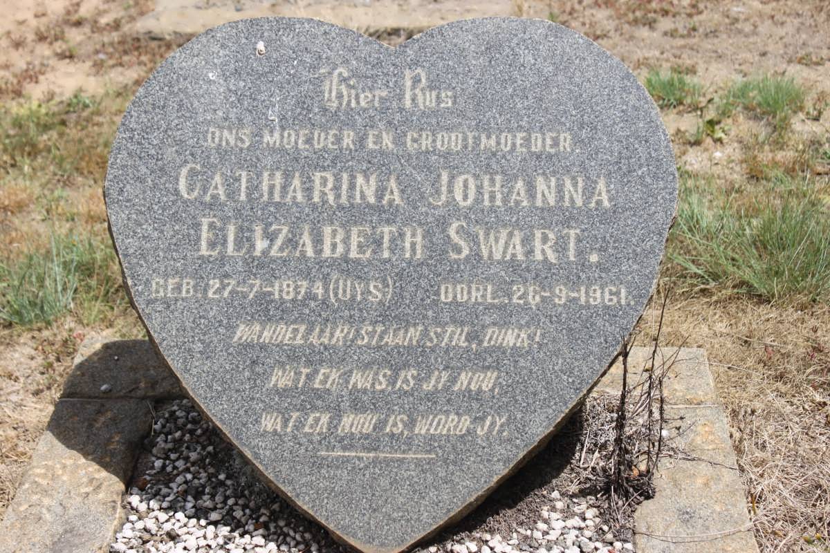SWART Catharina Johanna Elizabeth geb UYS 1874-1961