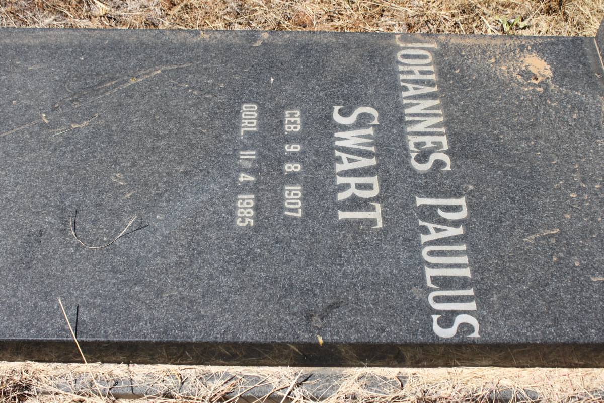 SWART Johannes Paulus 1907-1985