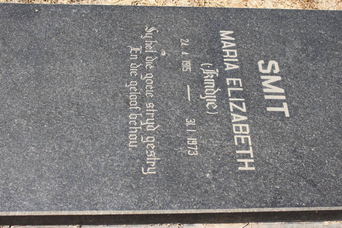 SMIT Maria Elizabeth 1915-1973
