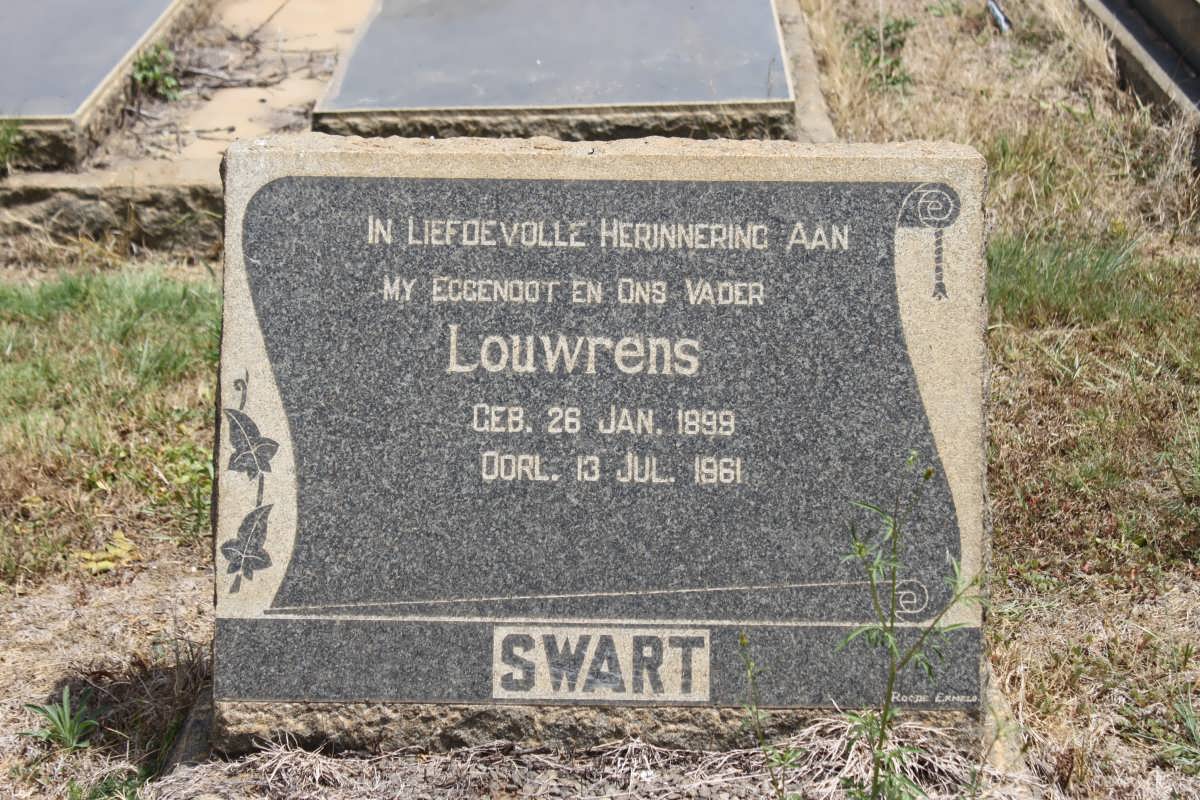 SWART Louwrens 1899-1961