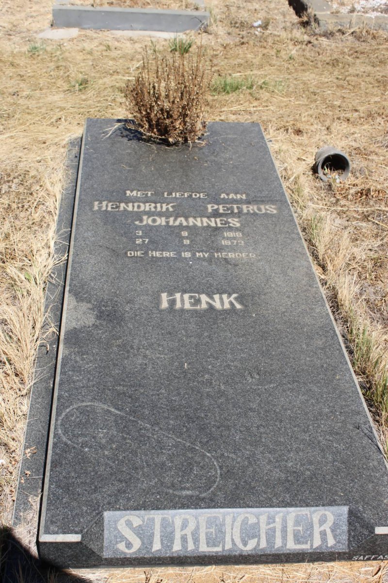 STREICHER Hendrik Petrus Johannes 1918-1973