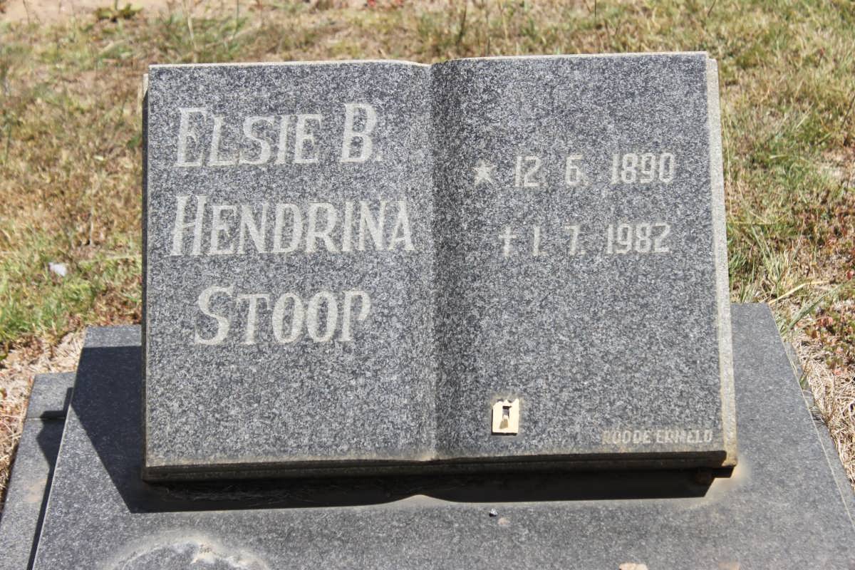 STOOP Elsie B. Hendrina 1890-1982