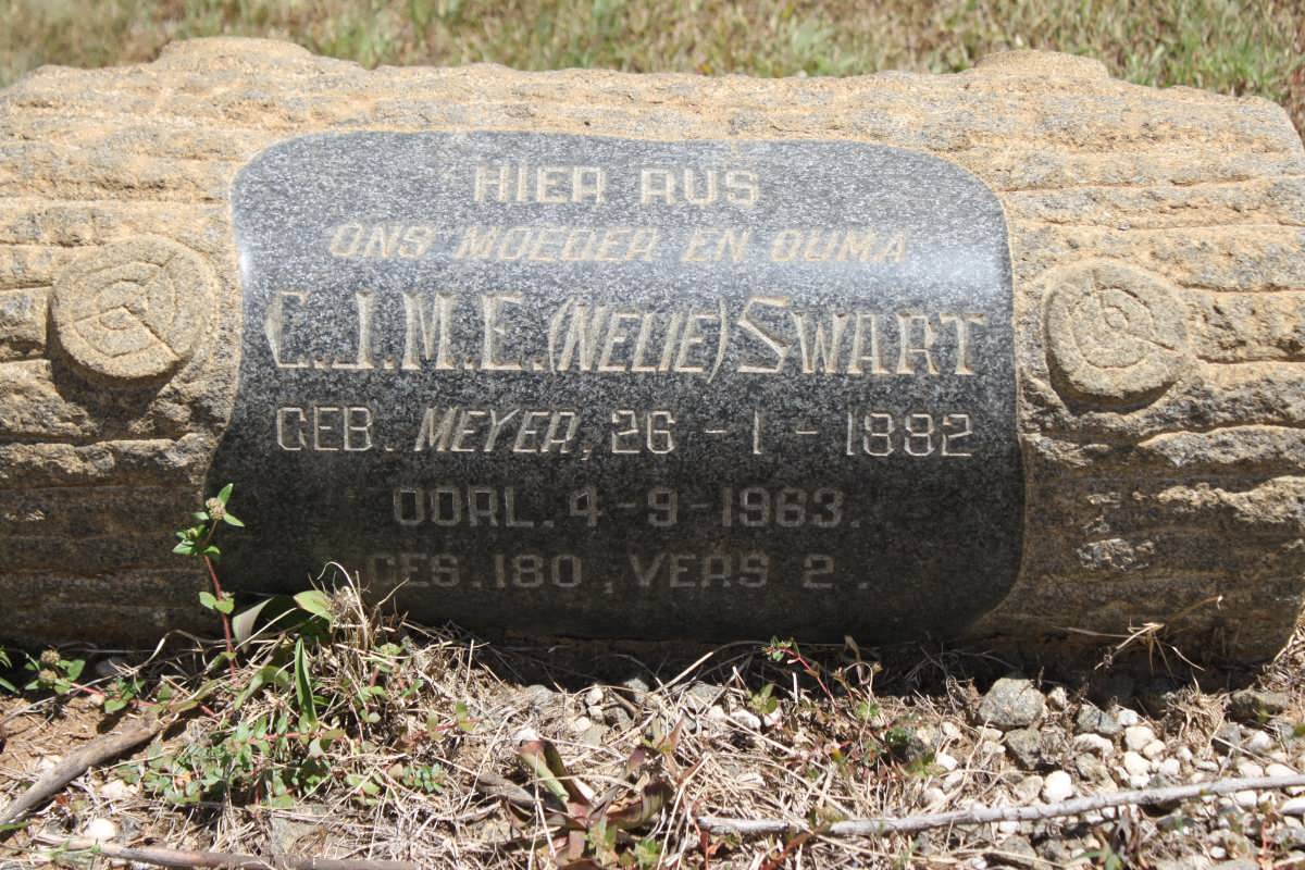 SWART C.J.M.E. geb MEYER 1882-1963