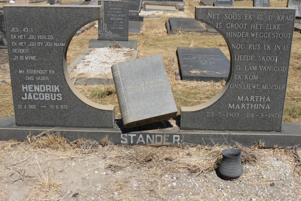 STANDER Hendrik Jacobus 1900-1973 &amp; Martha Marthina 1903-1976