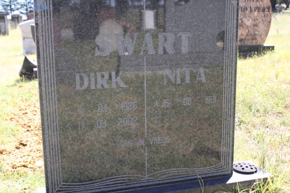 SWART Dirk 1926-2002 &amp; Nita 1931-