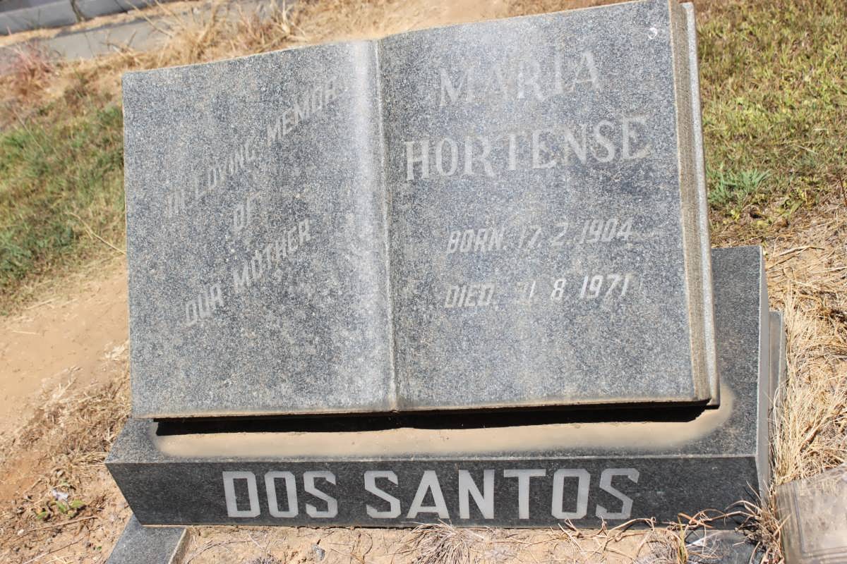 SANTOS Maria Hortense, dos 1904-1971