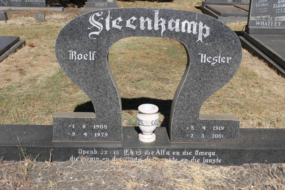 STEENKAMP Roelf 1908-1979 &amp; Hester 1919-2001