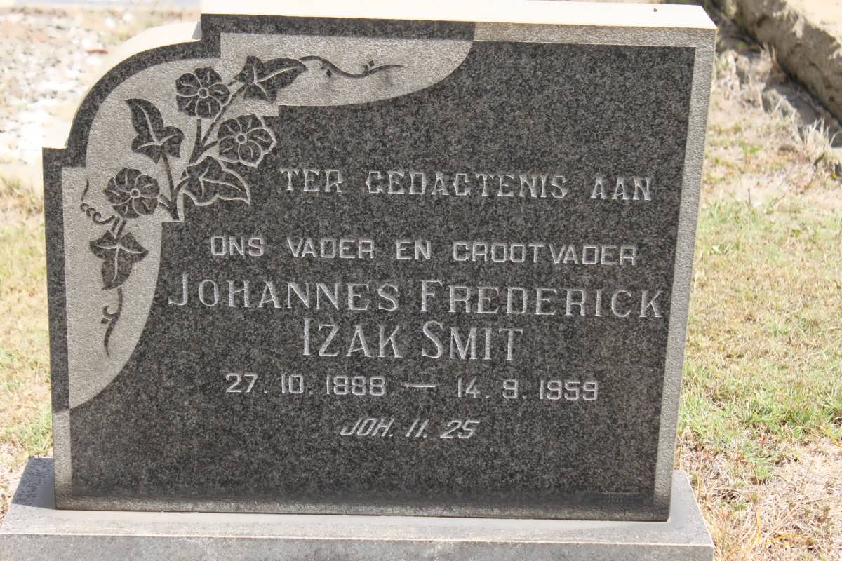 SMIT Johannes Frederick Izak 1888-1959