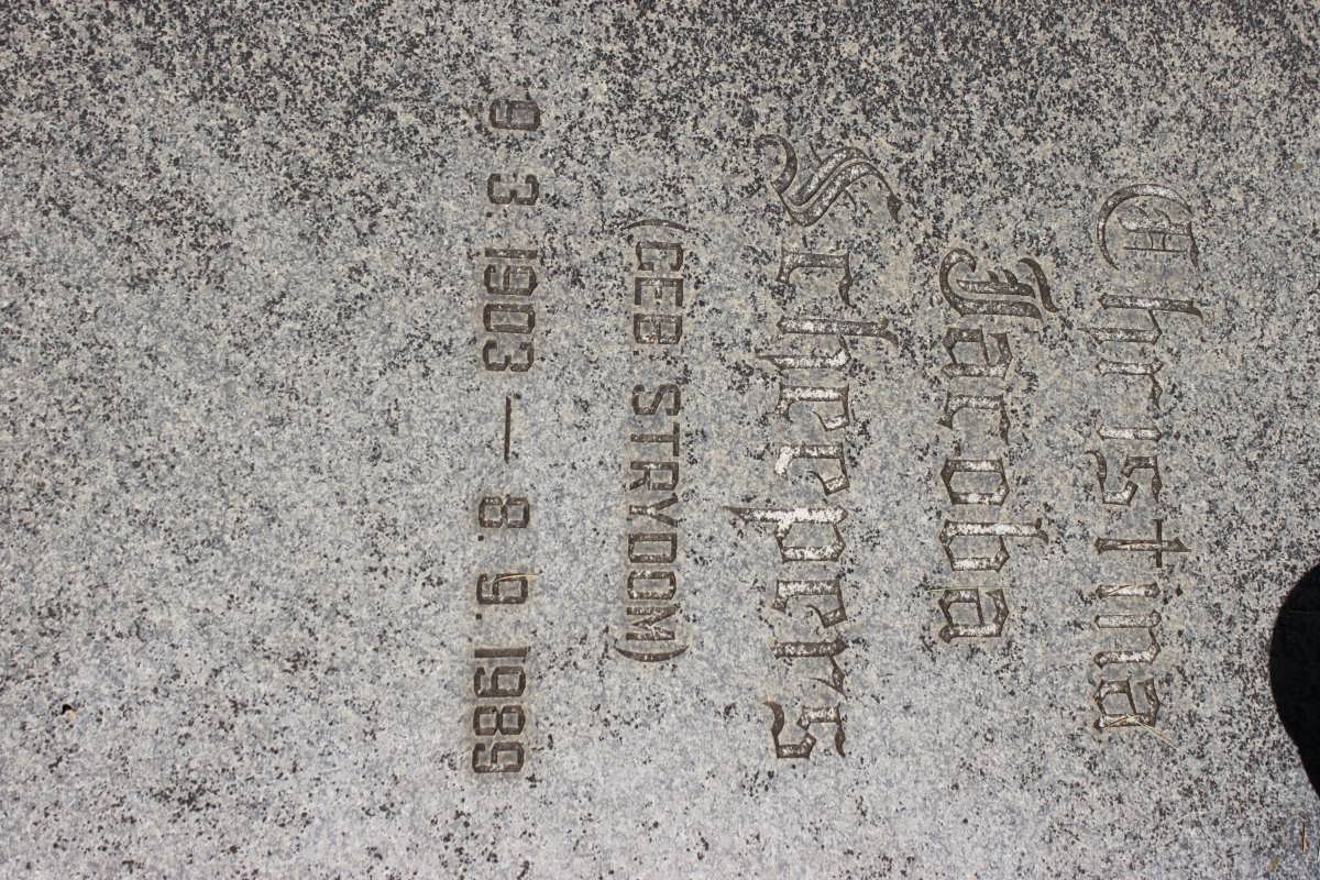 SCHEEPERS Christina Jacoba geb STRYDOM 1903-1989
