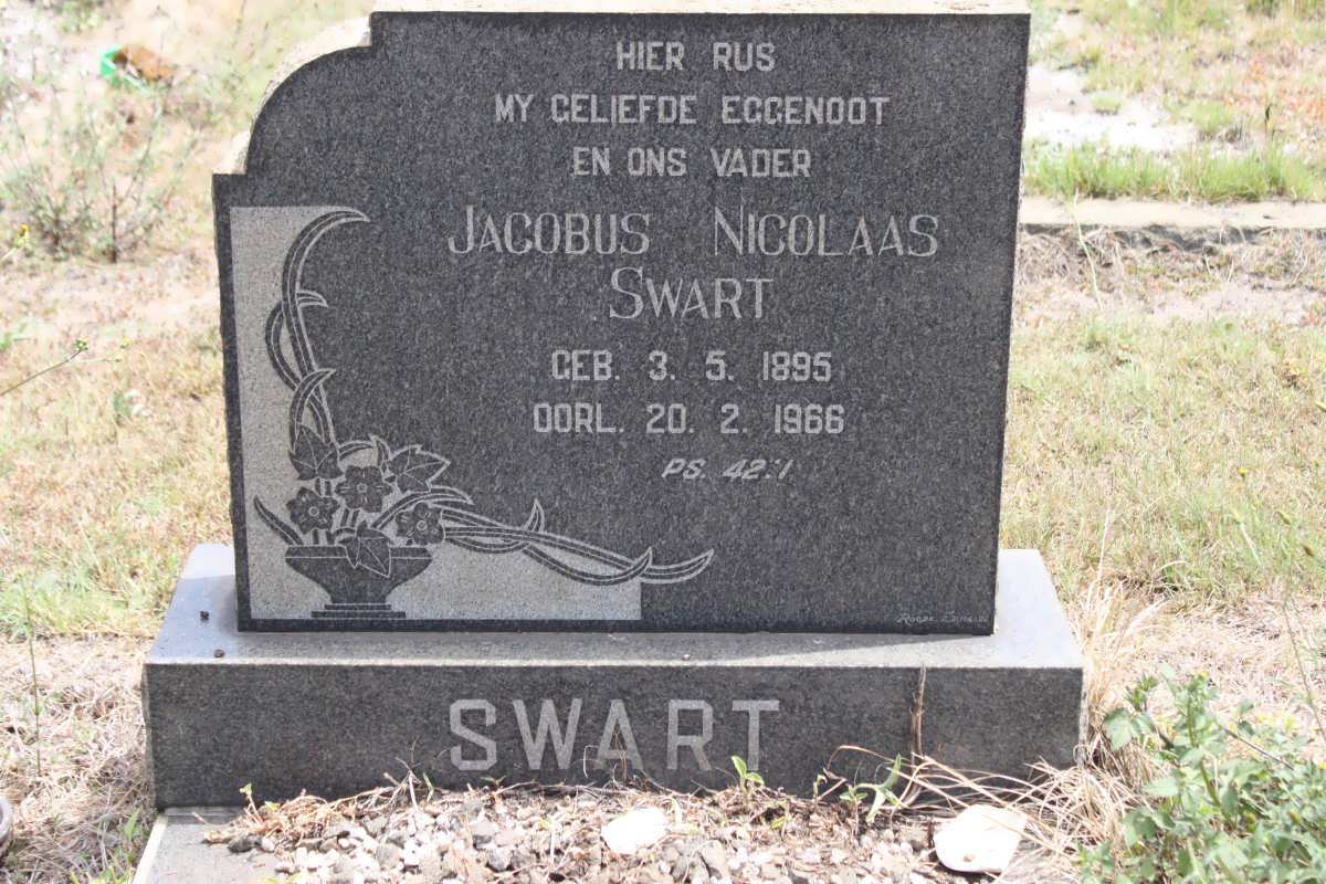 SWART Jacobus Nicolaas 1895-1966