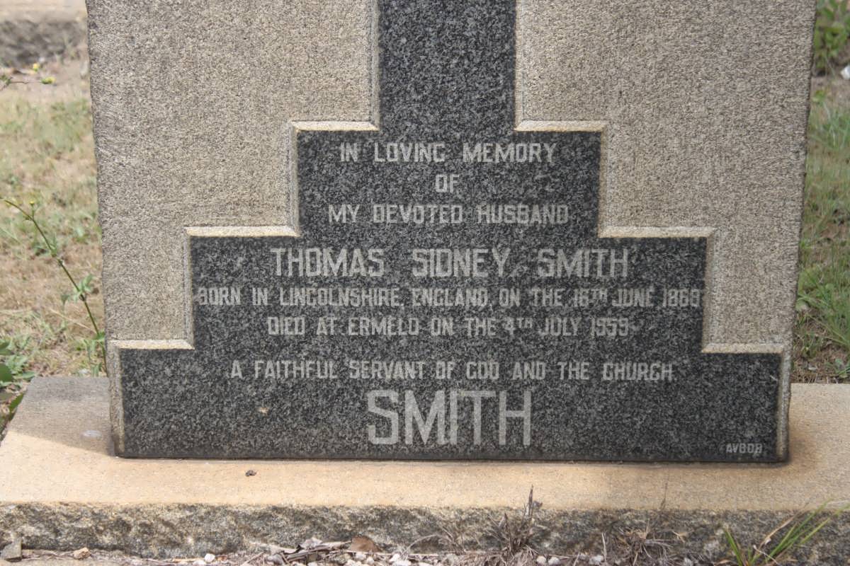 SMITH Thomas Sidney 1868-1959