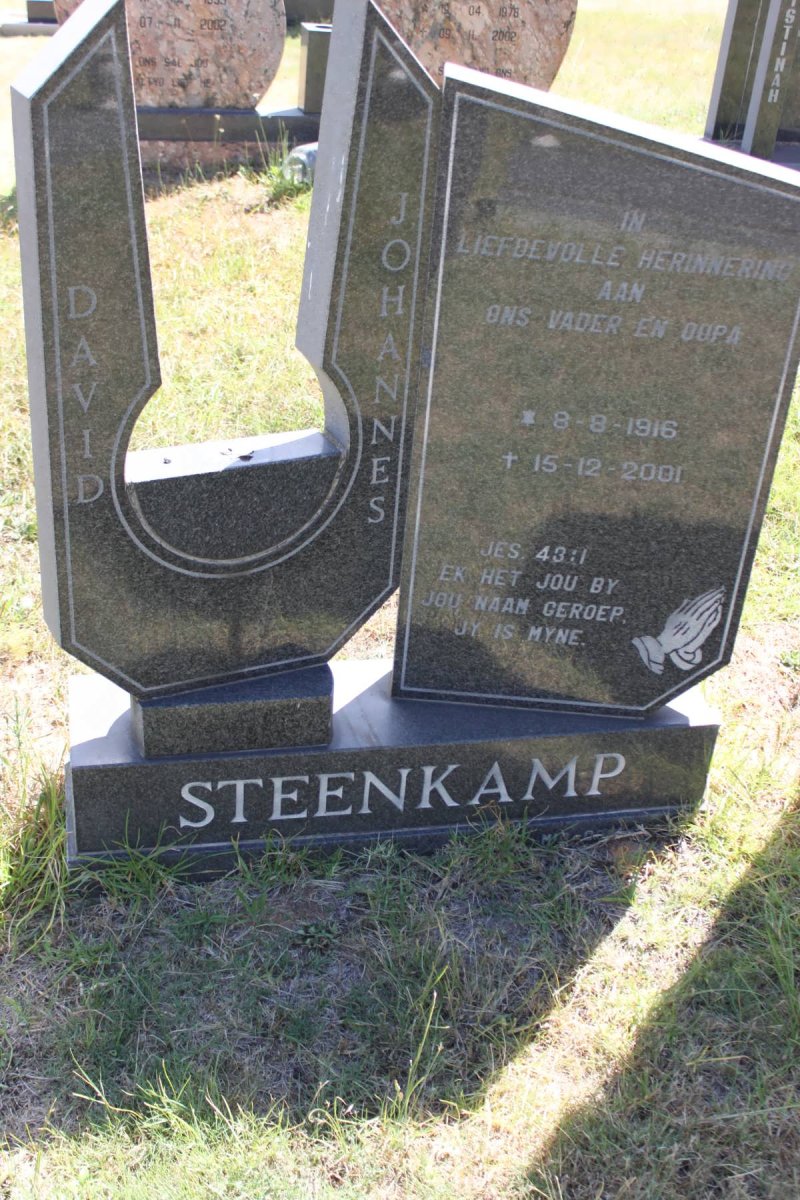STEENKAMP David Johannes 1916-2001