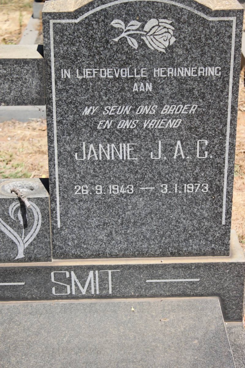 SMIT Jannie J.A.C. 1943-1973